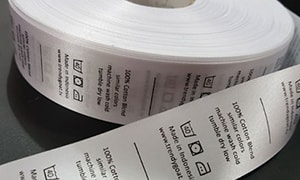 Manufacture and export printed labels, tags, heat transfer, woven labels