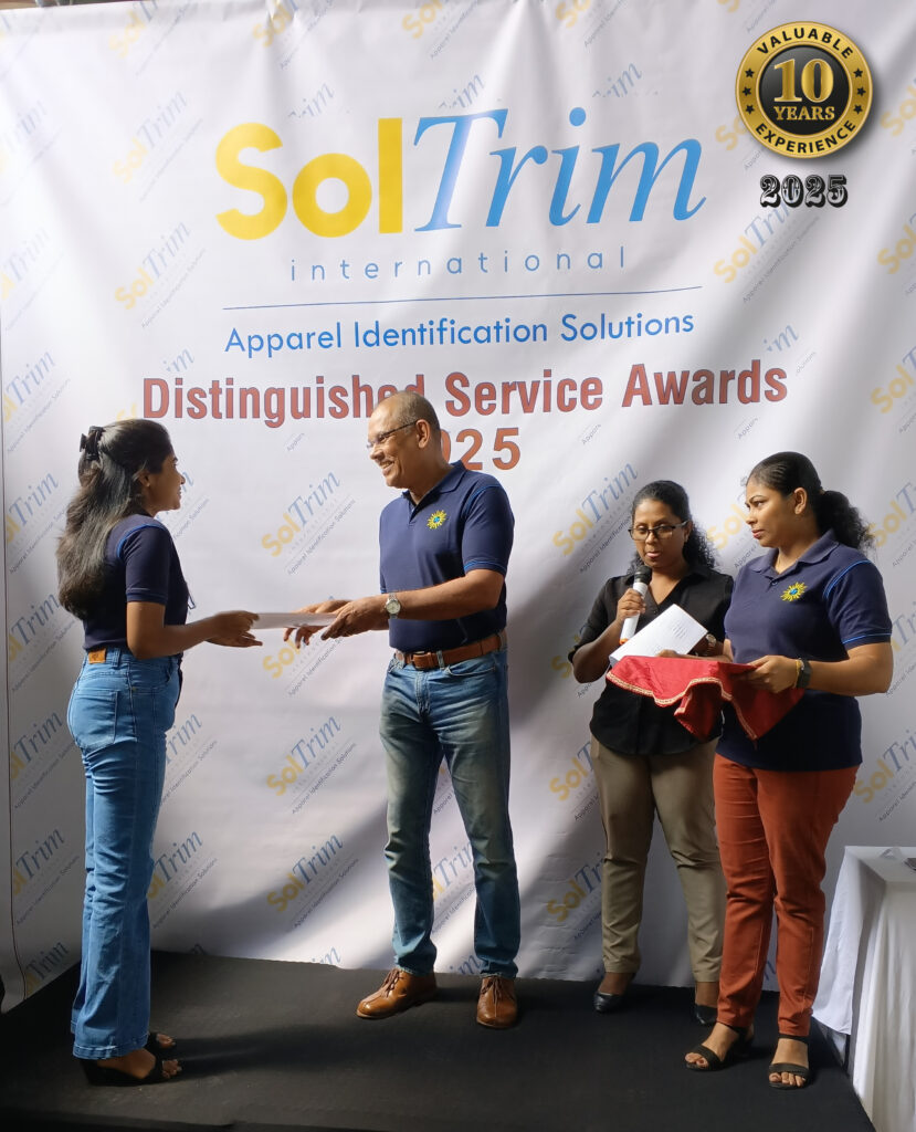 Handing over 300 Tree Plants to staff members to encourage reforestation