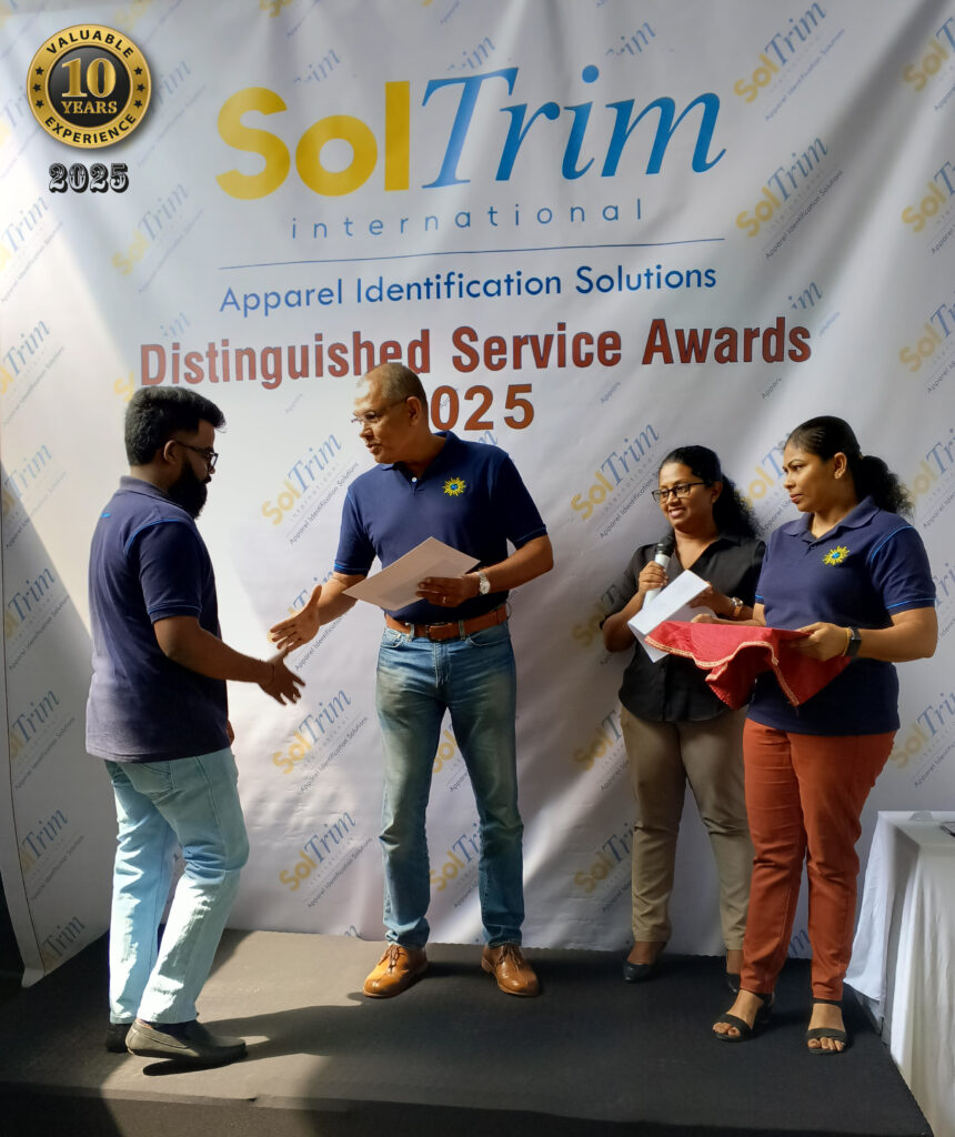 Handing over 300 Tree Plants to staff members to encourage reforestation