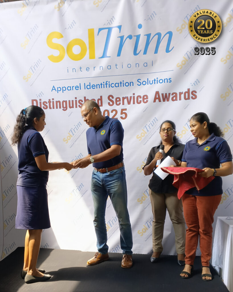 Handing over 300 Tree Plants to staff members to encourage reforestation