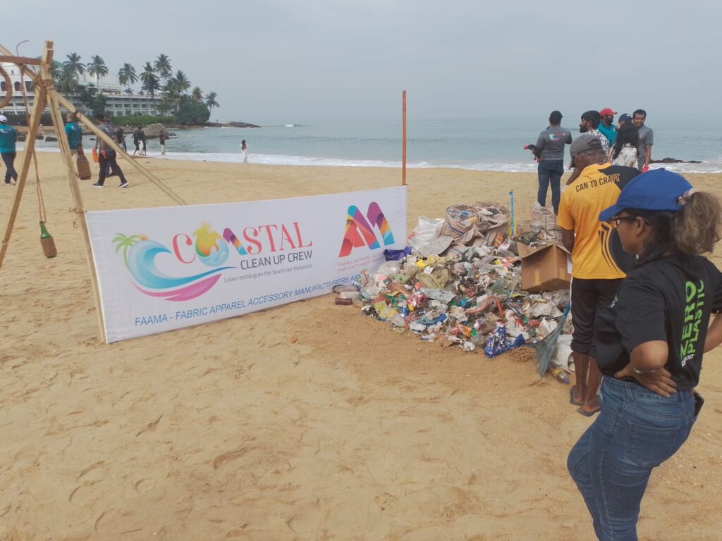 Mount Lavinia Beach clean-up.